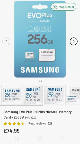 Samsung evo plus 256gb - samsung,