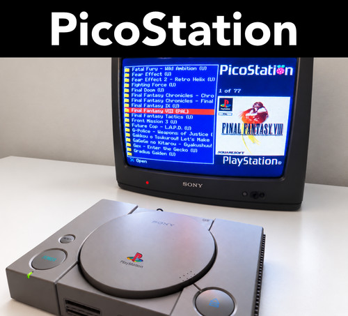 Sony ps1 picostation - +, microsd